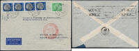 Briefmarken Zeppelin Dt. Reich 19. SAF Brief RM 3,25 Berlin Argentinien Si 376 B / 2107 -