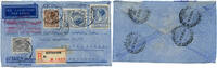 Briefmarken Katapult 1935 Niederlande Reko-Brief 1 Jahr dt. Postflug Catapult H 356 / -