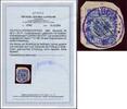 Briefmarken 1896 DSWA Vorläufer VS 48d Briefstück Lüderitzbucht Violett handschriftlich / 79
