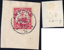 Briefmarken Togo Michel 22 ° Anecho 2.8.14 Kriegsdatum Briefstück Luxus Bothe BPP / 32 -