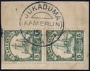 Briefmarken Kamerun Michel 21 Paar ° Jukaduma 15/1/14 Kabinett Briefstück / 107 -