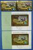 Briefmarken Raumfahrt Space Laos UPU Mondauto 411 A/B Block 61 A/B Perf Imperf MNH/ 734 -