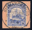 Briefmarken 1905 DOA Michel 25 ° Bismarckburg 21/4/05 Luxus Briefstück/Postanweisung / 318