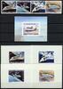 Briefmarken Space Raumfahrt 1981 Mauritania Mauretanien 715-718 Block 31 + Deluxe U MNH/1155 -