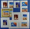 Briefmarken Space Raumfahrt 1977 Niger Viking 565-569 U Block 16 U + Deluxe Imperf MNH/1216 -