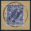 Briefmarken 1900 DP Marokko Michel 4 ° Mazagan 16/2/00 Type 1 Luxus Briefstück / 114