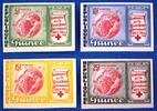 Briefmarken Space Raumfahrt 1963 Guinea Rotes Kreuz Red Cross 204-207 B Imperf MNH/1109 -