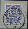 Briefmarken Togo Michel 10 Kaiseryacht ° Sokode 19/9/13 Briefstück Einwandfrei / 36 -