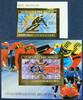 Briefmarken 386/SPACE RAUMFAHRT Guinea Olympics Sarajewo Gold 971 B Block 79 B Imperf -