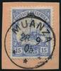 Briefmarken DOA Michel 25 ° Muanza 28/9/05 Luxus Briefstück/Postanweisung / 342 -
