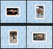 Briefmarken Niger 1980 Olympiade Moskau Olympics 695-698 Deluxe Blocks Postfrisch MNH -