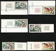 Briefmarken Niger 1967 Vögel Graufischer Goldschnabel 149-151 A & U Ungezähnt ND MNH / 581 -