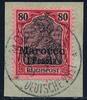 Briefmarken DP Marokko Michel 15 ° Mogador 18/3/02 Type 1 Luxus Briefstück / 107 -