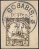 Briefmarken 1908 DSWA Michel 24 ° Gobabis 3/3/06 Briefstück Luxus / 105