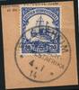 Briefmarken 1914 DSWA Michel 27 ° Seeheim 4/1/14 Briefstück/Postanweisung / 187