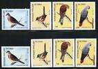 Briefmarken Kongo Congo Brazzaville 1990 Vögel Falke 1190-1193 A und U Ungezähnt MNH / 673 -