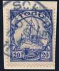 Briefmarken 1911 Togo Michel 10 Kaiseryacht ° Sokode Briefstück Einwandfrei / 34