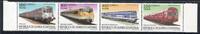 Briefmarken Äquatorialguinea Guinea Ecuatorial 2005 Eisenbahn Trains Railroads 1975-1978 MNH -