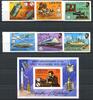 Briefmarken 259/SPACE RAUMFAHRT 1976 Liberia Telefon ITU UIT 997-1002 B + Bl.81 B Imperf MNH -