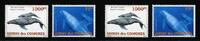 Briefmarken Komoren Wale Whales Meerestiere Meeressäugetiere Postfrisch MNH -