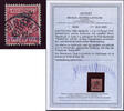 Briefmarken Kiautschou Michel 1 II b Type 3 a Tsingtau 2/6/00 LUXUS Attest BPP/ 101 -