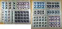 Stamps Space Raumfahrt Ajman Definitives New Currency A to K104 Cpl Sheets MNH/837 -