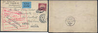 Stamps Catapult USA Brooklyn Cover from SS Bremen to Austria Katapult / 709 -