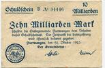 Baden, 10 Mia. Mark Furtwangen - Stadt, -