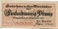 Hessen, 25 Pfennig Wiesbaden - Stadt, -
