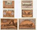 Mecklenburg-Strelitz, 10, 25, 50 Pf Wesenberg - Stadt, -