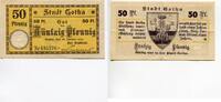 Sachsen-Gotha, 50 Pfennig Gotha - Stadt, -