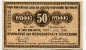 Schleswig-Holstein, 50 Pf Bückeburg - Sparkasse, -