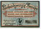 Sachsen-Weimar-Eisenach, 25 Pf Kleinnordheim - Stadt, -