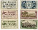 Rheinland, 10, 25, 50 Pf Siegburg - Stadt, -