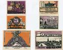 Mecklenburg-Schwerin, 10, 25, 50 Pf Grabow - Stadt, -