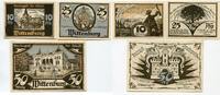 Mecklenburg-Schwerin, 10, 25, 50 Pf Wittenburg - Stadt, -