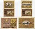 Mecklenburg-Schwerin, 10, 25, 50 Pf Woldegk - Stadt, -
