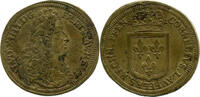 Nürnberg, Rechenpfennig Cornelius Lauffer (Meister 1658, gest. 1711): Ludwig XIV., -