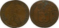 Nürnberg, Rechenpfennig Lazarus Gottlieb Lauffer (Meister 1663, gest. 1709): Ludwig XIV., -