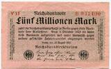 Weimarer Republik, 5 Mio. Mark -