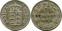 Württemberg, 1 Kreuzer 1853 Wilhelm I., 1816-1864 Rv Stf./Überprägung? s... 7,00 EUR  plus 15,00 EUR verzending