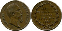 Frankreich, Miniaturmedaille, signiert CT Napoleon III., 1852-1870: Sieg bei Solferino -