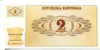 Slowenien, 2 Tolarjev Geldschein, Banknote, -