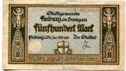 Baden, 500 Mark Freiburg/Brsg. - Stadt, -