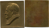 Deutsches Reich: Weimarer Republik, Einseitige Plakette v. Ede Telcs Johann Wolfgang von Goethe (1749-1832): -