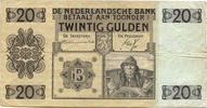 Niederlande 20 Gulden Geldschein Banknote -