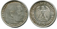 Deutsches Reich - Drittes Reich, 5 Reichsmark 1935 E, Hindenburg ohne Ha... 14,50 EUR  Excl. 15,00 EUR Verzending