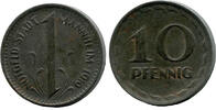 Baden, 10 Pfennig Mannheim - Stadt, -