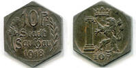 Württemberg, 10 Pfennig Saulgau - Stadt, -