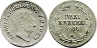 Baden, 3 Kreuzer Ludwig, 1818-1830, -